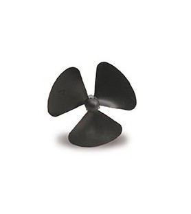 Propeller med 3 blade i ABS-plast 60 mm (1 stk.) til skibsmodellering