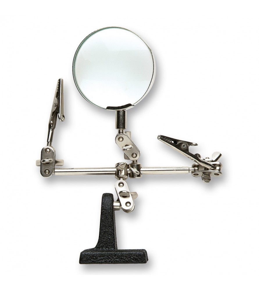 Magnifying glass tweezers