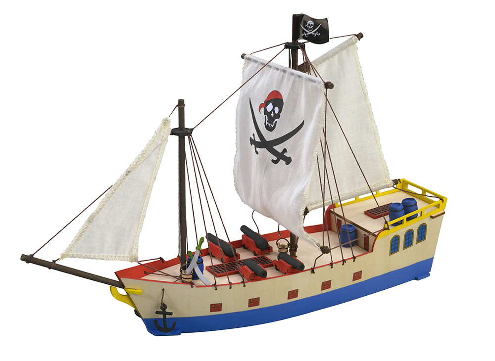 Store wooden boat model PIRATE SHIP