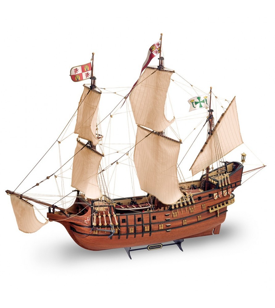 Galleon San Francisco II. 1:90 Wooden Model Ship Kit 1