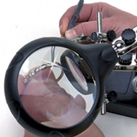 MAGNIFIER WITH 5 LED LIGHTS NEW MAGNIFIER WITH 5 LED LIGHTS NEW