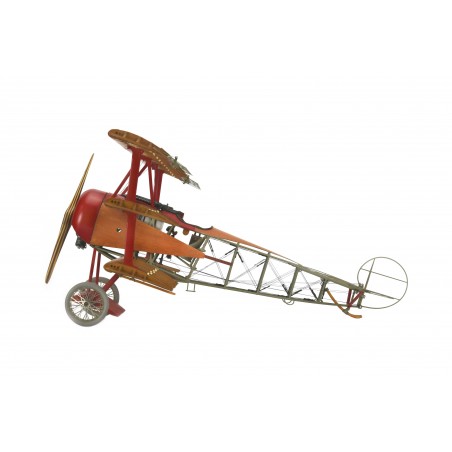 Wooden and Metal Plane Model: Fokker Dr.I, Red Baron's Triplane 1:16