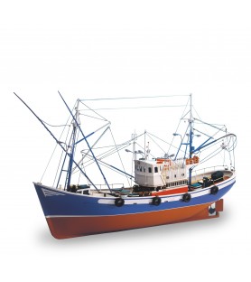 Tuna Boat Carmen II. 1:40 Wooden Model Fishing Ship Kit