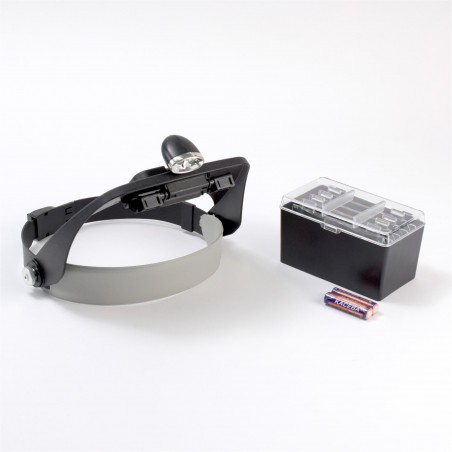 Magnifying Glass with LED Lights x2 Headset