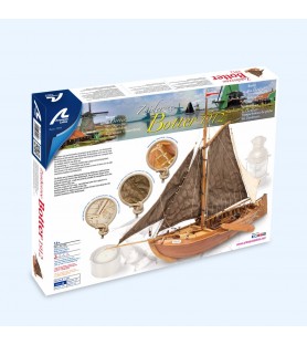 Wooden Model Ship Kit: Botter Fishing Boat 1/35