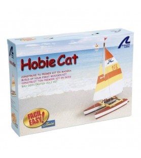 Maqueta de Barco en Madera: Catamarán Hobie Cat