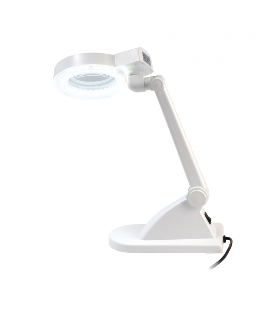 Desktop Reading Lamp 60 LED & Integrated Magnifying Glass 3x