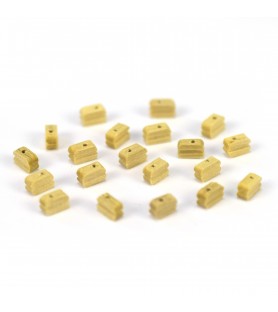 Single Block in Boxwood 5 mm (20 Units) for Model Ships