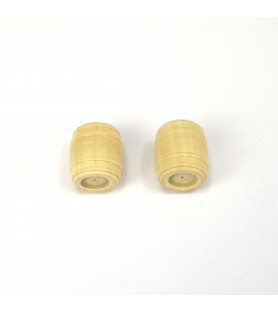 Fat i buxbom av 18 mm (2 st) för skeppsmodellbygge 2