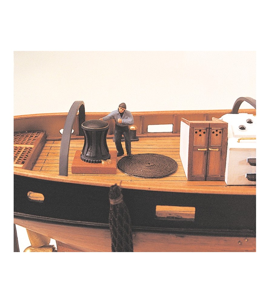 Instructions Wooden Ship Model Old Edition Sanson Tugboat