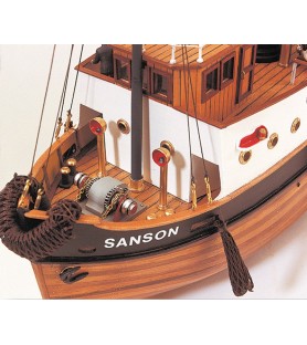 Maqueta de Barco en Madera: Remolcador Sanson 1/50