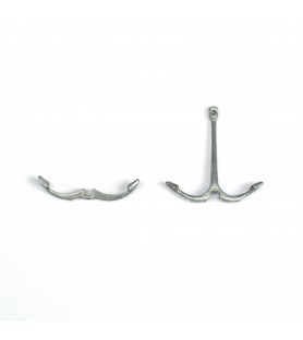 Anker med 4 endepunkter 27x25 mm til skibsmodellering