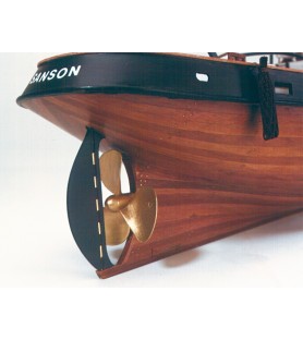 Wooden Model Ship Kit: Sanson Tugboat 1/50