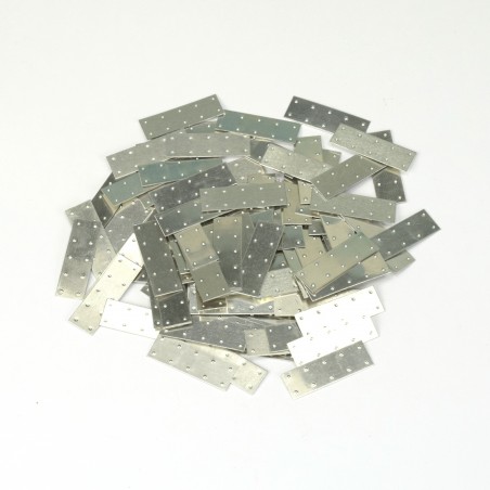 Foglio di alluminio 25 x 8 mm (80 pezzi) per rivestimento scafo