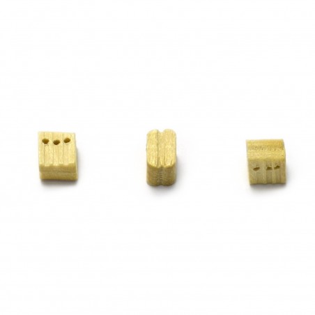 Accessori per il modellismo navale in scala: tripla aletta in legno di bosso da 5 mm