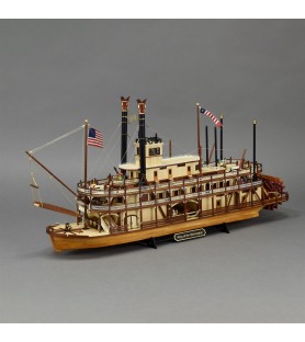 Paddle Steamer King of the Mississippi. 1:80 Wooden Model Ship Kit 2