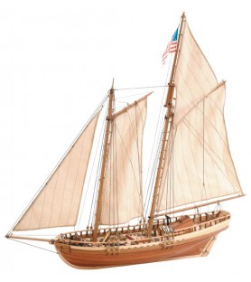 Maqueta de Barco en Madera: Virginia American Schooner 1/41