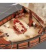 Set of 10 Metal Figures: Caravel Santa María