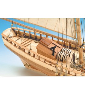 Wooden Model Ship Kit: Virginia American Schooner 1/41