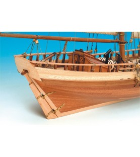 Wooden Model Ship Kit: Virginia American Schooner 1/41