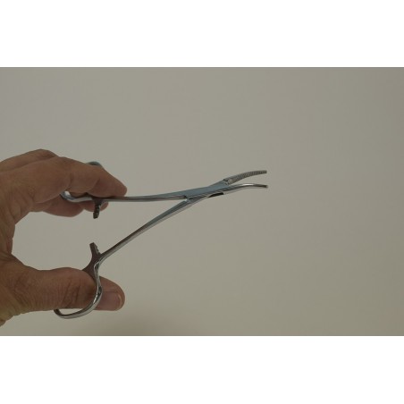 Curved Fastening Forceps for Modeling & Crafts