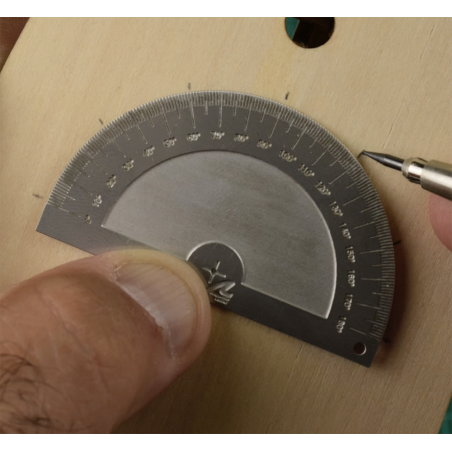 Micro Drawing Set for Modeling: Rulers, Triangles & Protractor