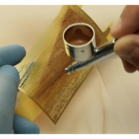 Micro Stencil for Airbrush Wood Simulation