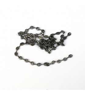 Kette aus gebläutem Messing 2 mm (0,4 m) für Schiffsmodelle