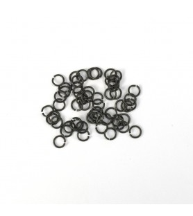 Blåneret messingring diam. 4 mm (50 enheder)