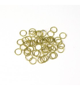 Anelli in ottone diam. 8 mm (50 pz.)