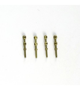 Stanchions with 2 Holes Diam. 2 x 14 mm (4 Units)