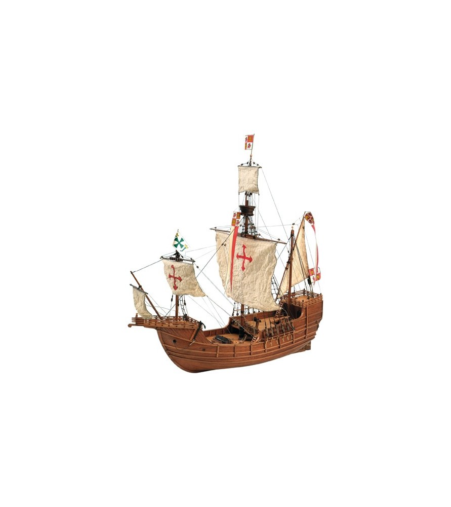 Wooden Model Ship: Santa María Caravel 1/65