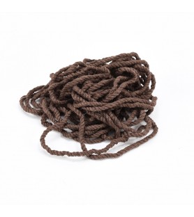 Cotton Thread: Brown Diameter 2 mm and Length 5 meters