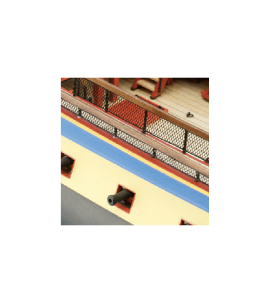 Zwart fijn scheepsnet 200x350 mm voor...