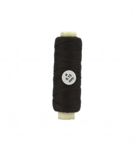 Cotton Thread: Brown Diameter 0.15 mm and Length 40 meters