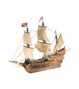 Artesanía Latina – Wooden Ship Model Kit – Spaniard Galleon Cross-Section,  San Francisco II – Model 20403, 1:50 Scale – Models to Assemble –