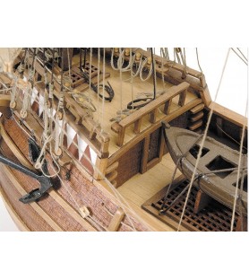 Navire de Charge Mayflower 1:64. Maquette Bateau en Bois 3