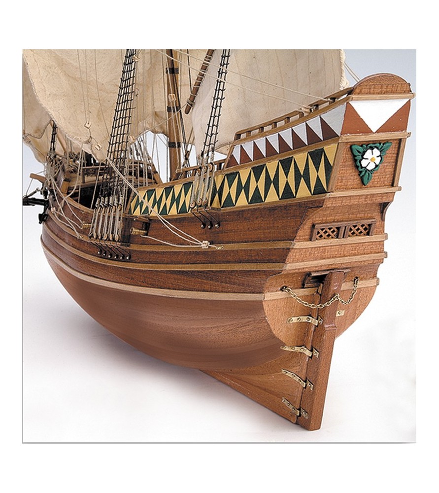 Wooden Ship Model for Construction Mayflower English Ship 164