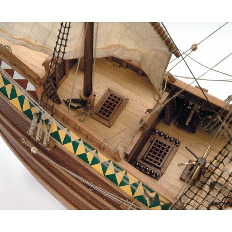 Wooden Ship Model for Construction: Mayflower English Ship 1/64