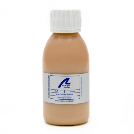 Průhledný pololesklý lak (125 ml)