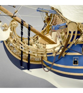 Maqueta Barco Madera Soleil Royal 1:72. Buque de Guerra Galo