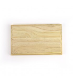 Solid Pine Wooden Exhibition Base with Rectangular Shape (11.81''x7.08'' / 300x180mm)