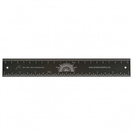Micro Centering Ruler for Modeling and Crafts