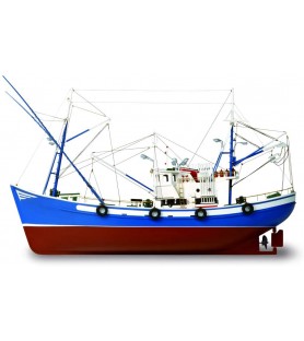 Maqueta de Barco en Madera: Pesquero Carmen II 1:40 1