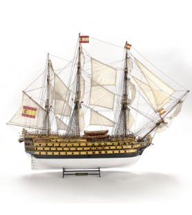 Navio da Linha Santa Ana 1:84. Modelo de navio em madeira 1 2