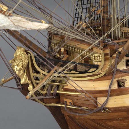 Lijnschip Santa Ana 1:84. Houten modelschip 24