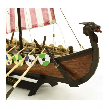 Drakkar Viking 1:75. Maquette Bateau en Bois 2