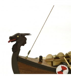 Drakkar Viking. 1:75 Wooden Model Ship Kit 8
