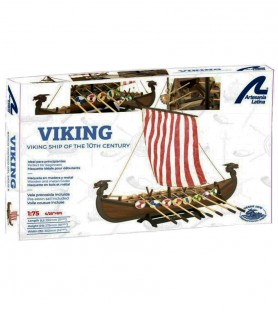 Drakkar Viking. 1:75 Wooden Model Ship Kit 9