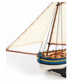 Captain's Longboat HMS Endeavour. 1:50 Wooden Model Ship Kit 4